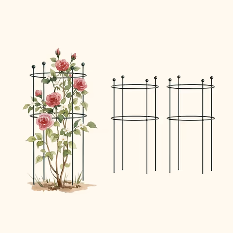 Flower Cage Round - 2 Pack  | Vego Garden