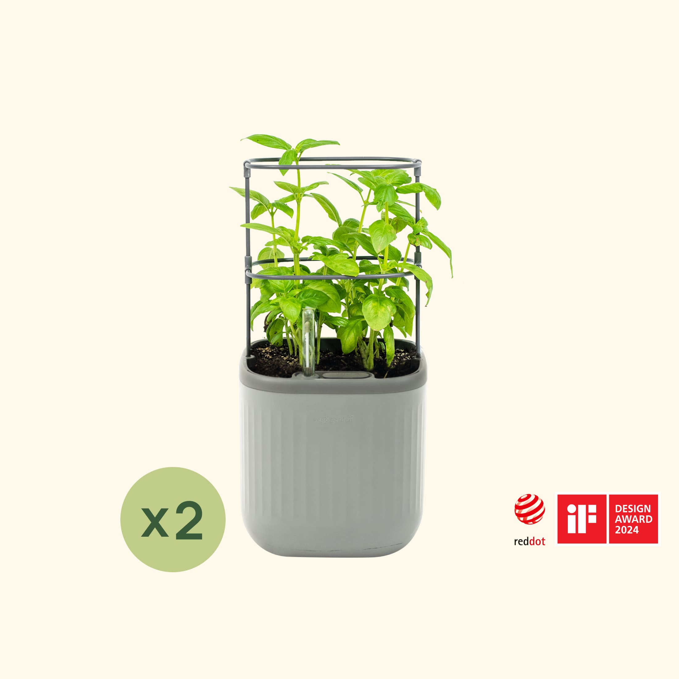 EZ Self-Watering Mini Planter Pot with Trellis | Vego Garden